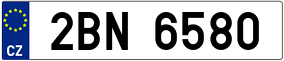 Truck License Plate